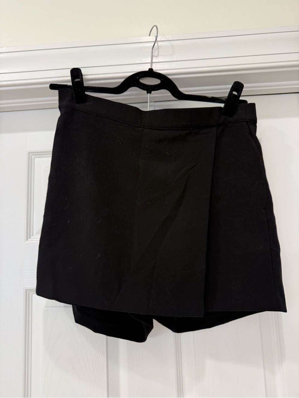 Black Women's Skort Shorts - Classic A-Line